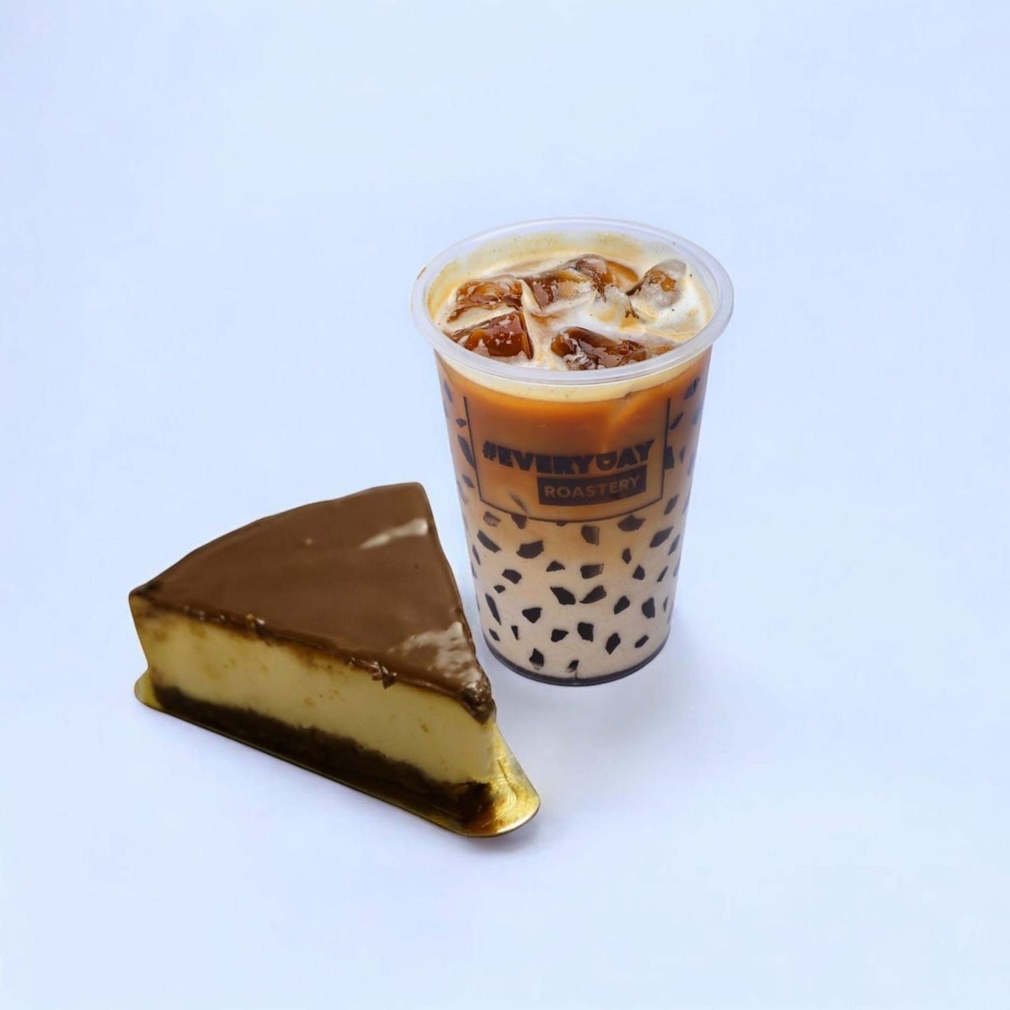 Cold Coffee + Marble Cheesecake