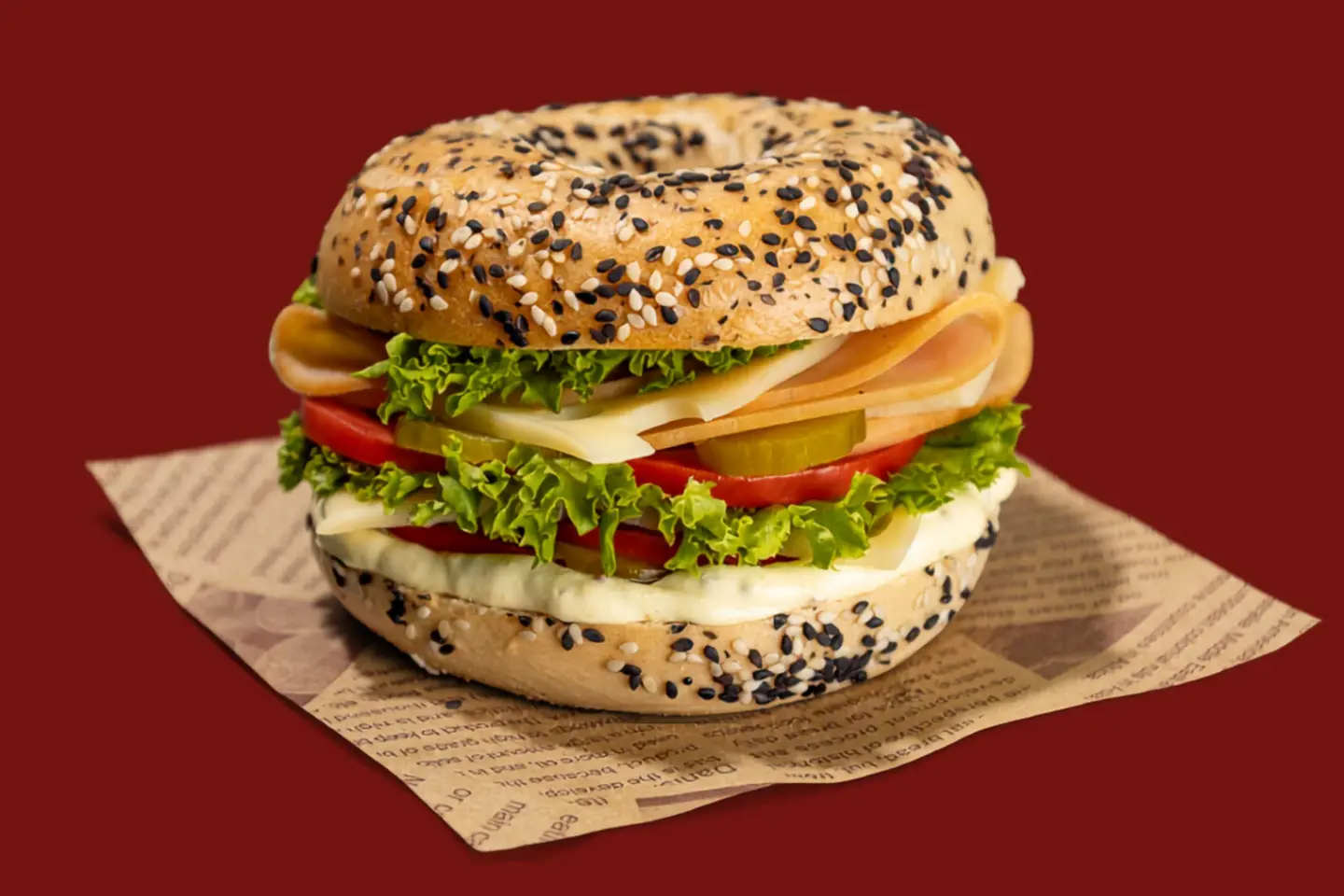 Turkey & Cheese Bagel