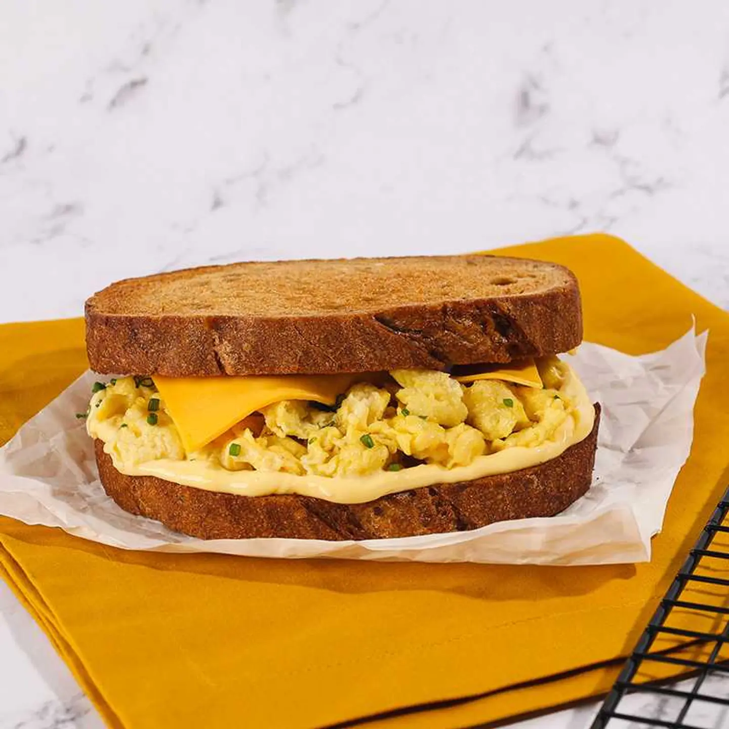 Scrambled Eggs Toast