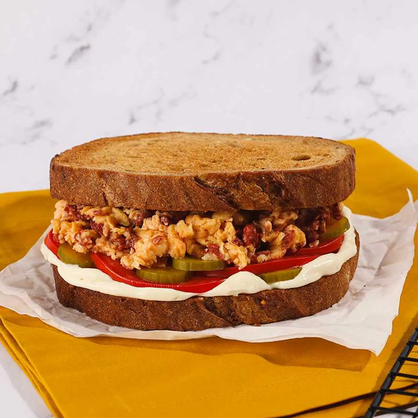 Eggs & Sujuk Sando