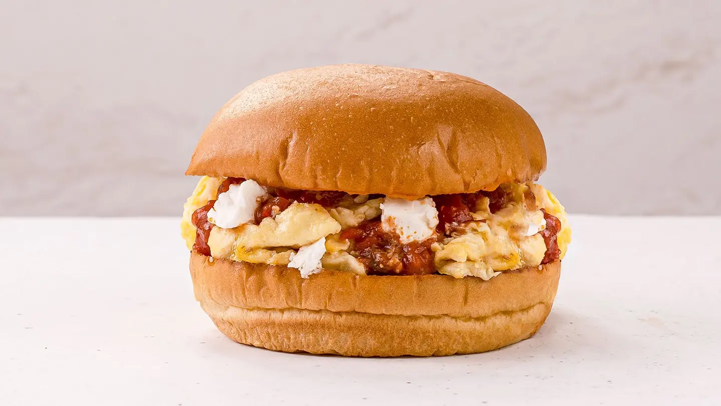 Feta Cheese Shakshuka Scrambled Eggs