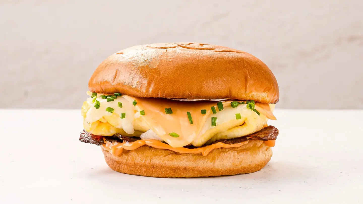 Cheesy Egg Bun Overload