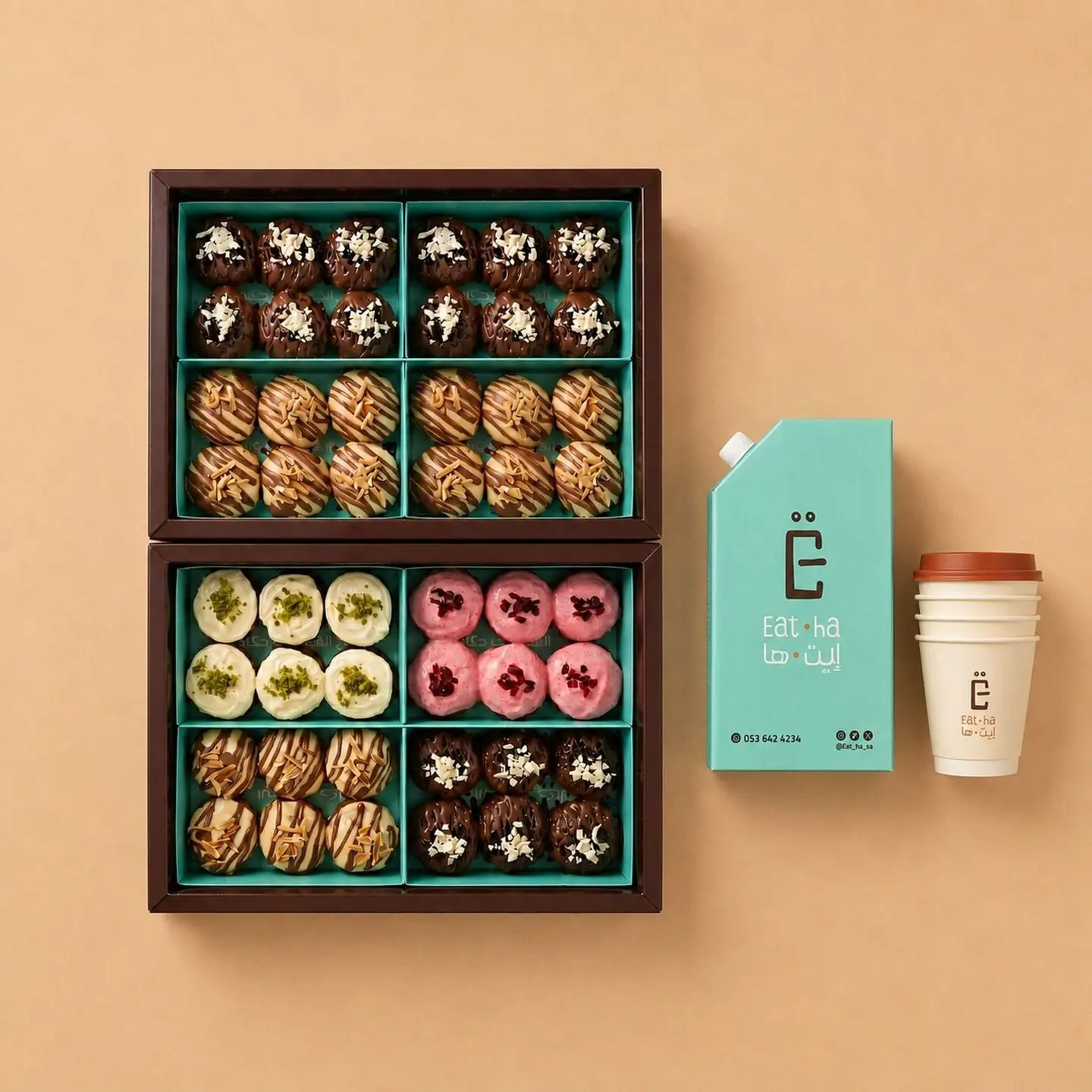 Party In Your Mouth   Regular Size (24 Pcs) + Free 1 L Coffee
