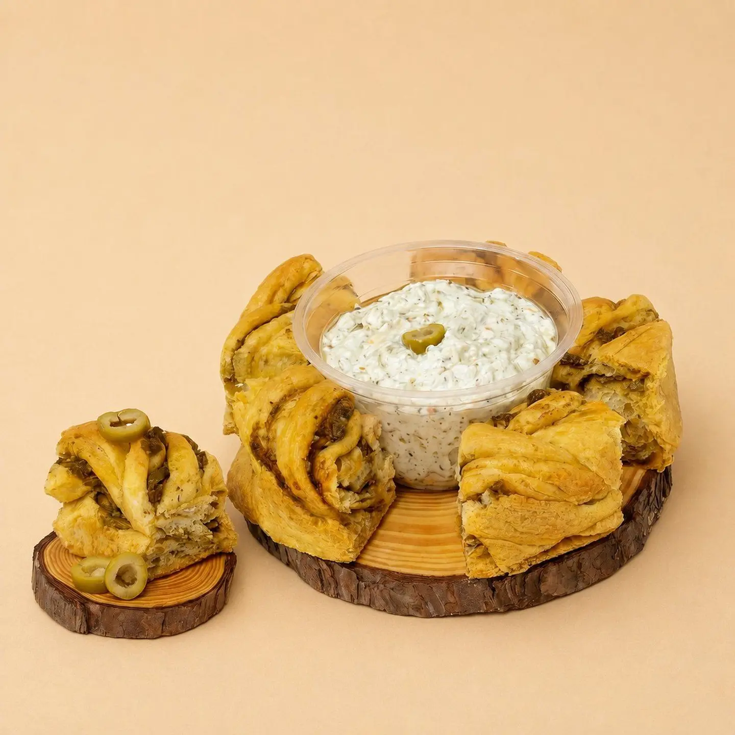 Salty Ring Babka With Herbs And Olives