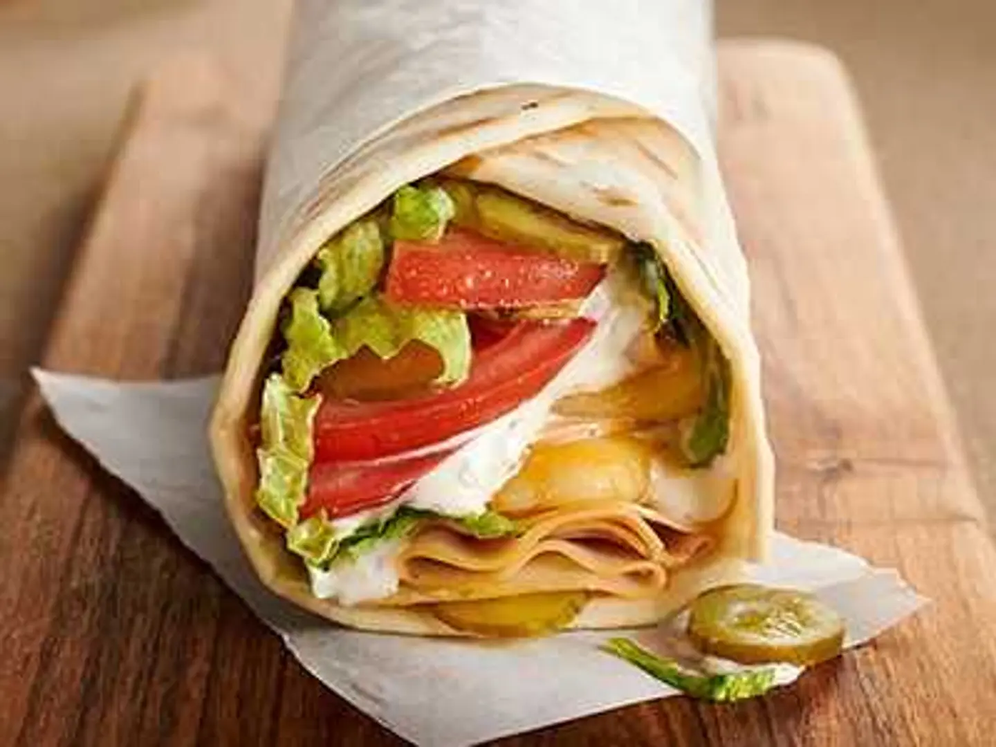 Turkey And Cheese Wrap