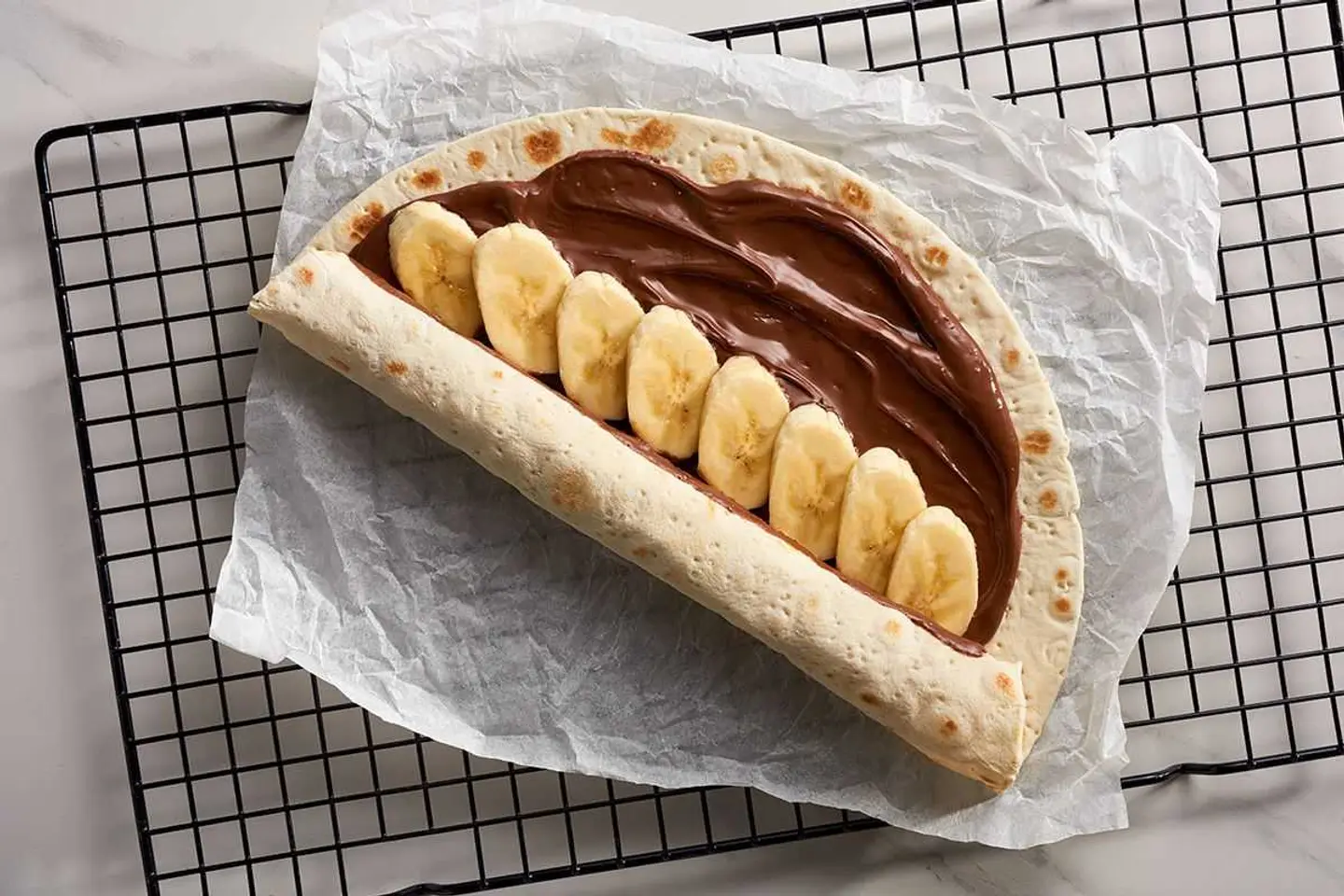 Nutella Banana Wrap