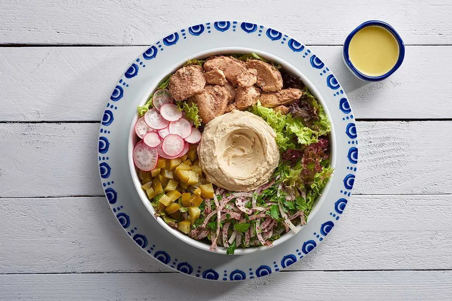 Chicken Shawarma & Hummus Bowl