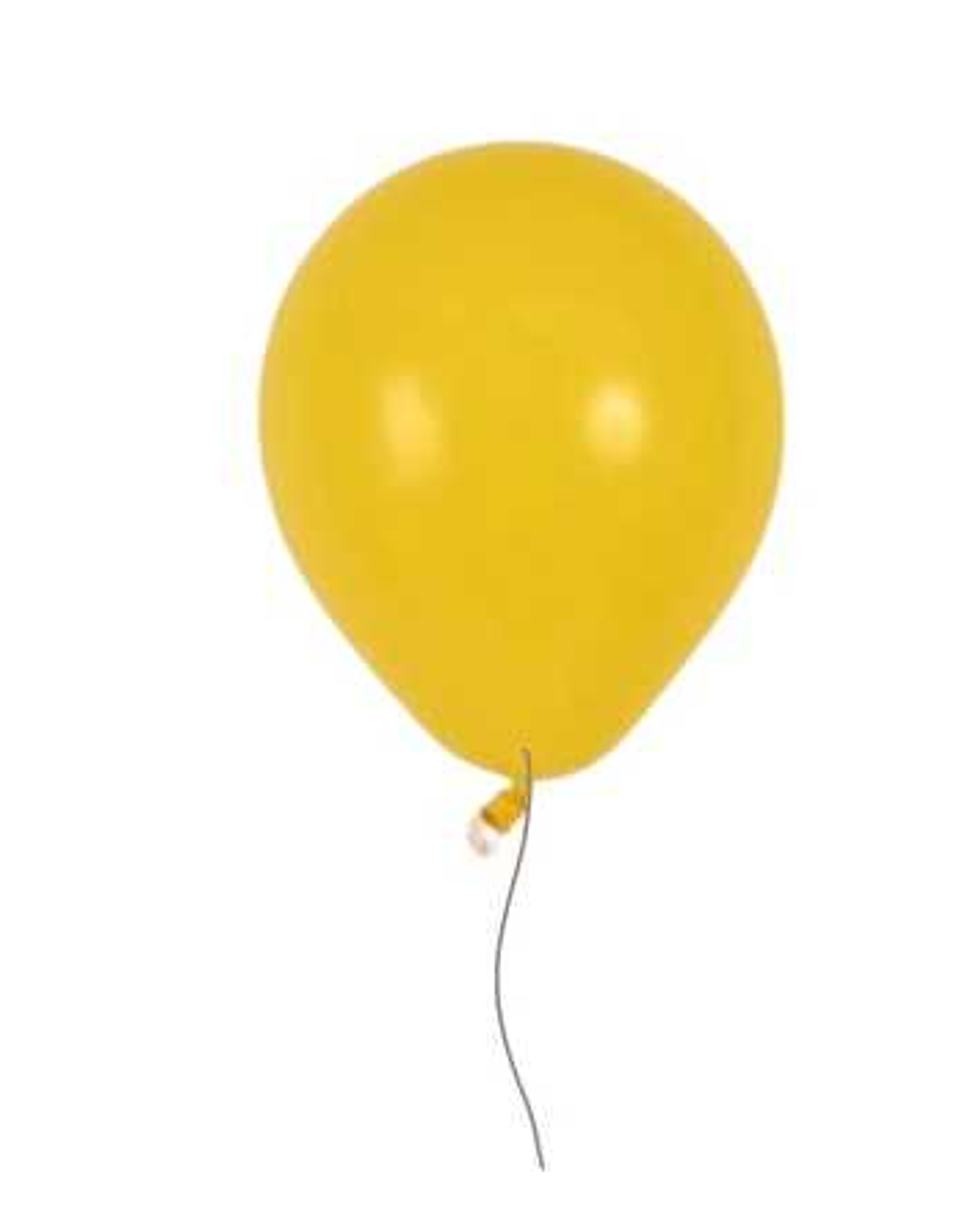 Yellow Helium Balloon