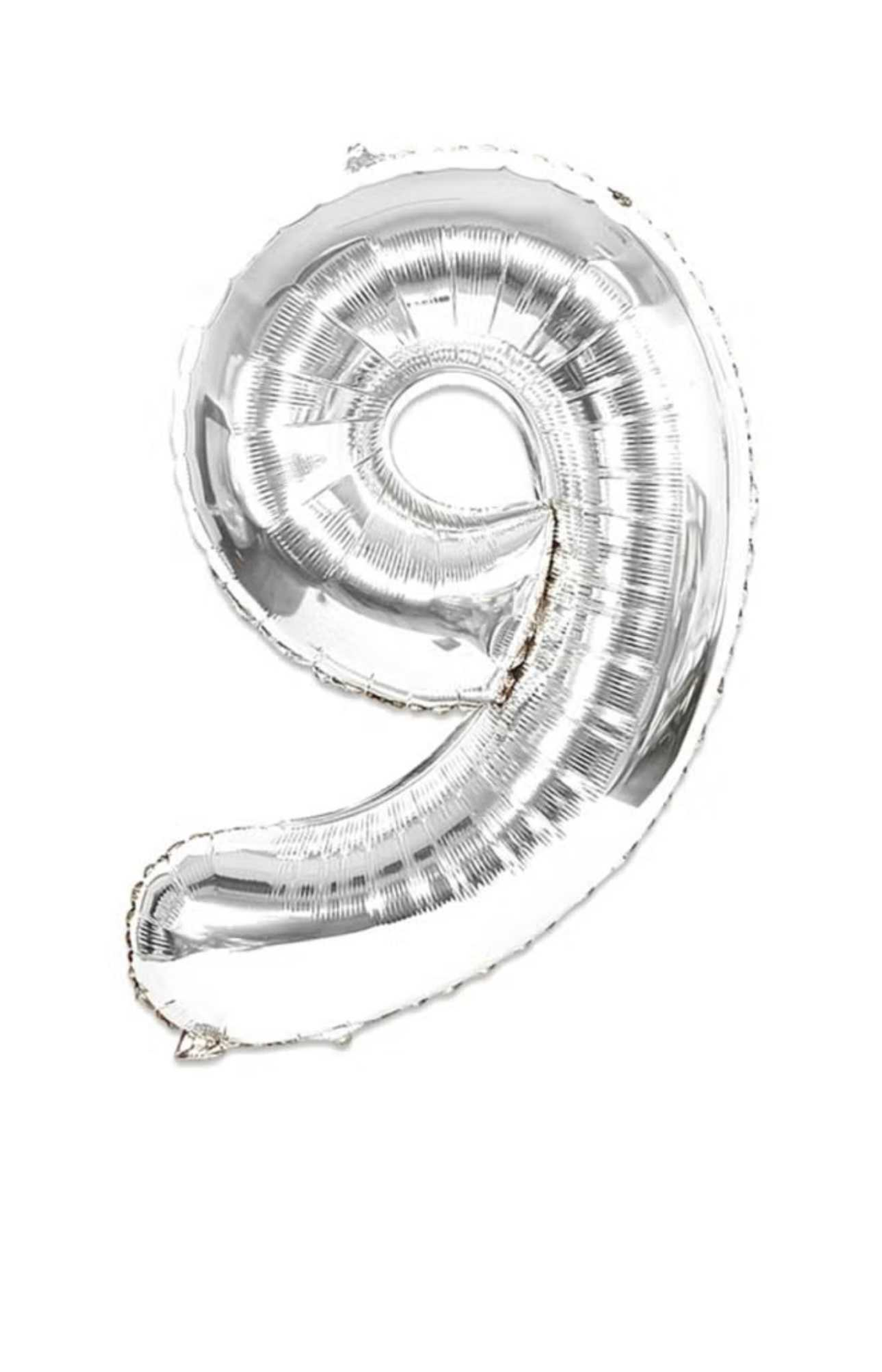 Silver Helium Balloon 9