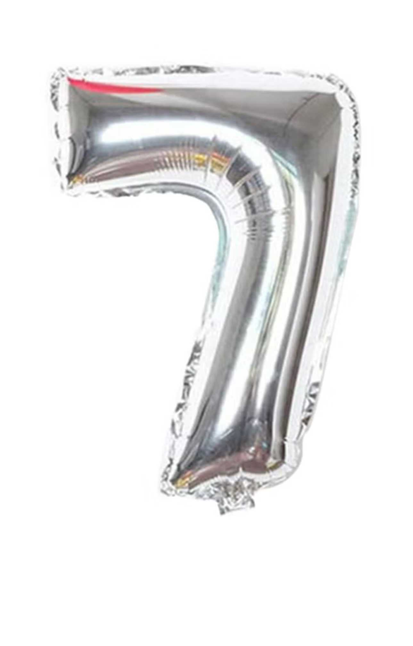 Silver Helium Balloon 7