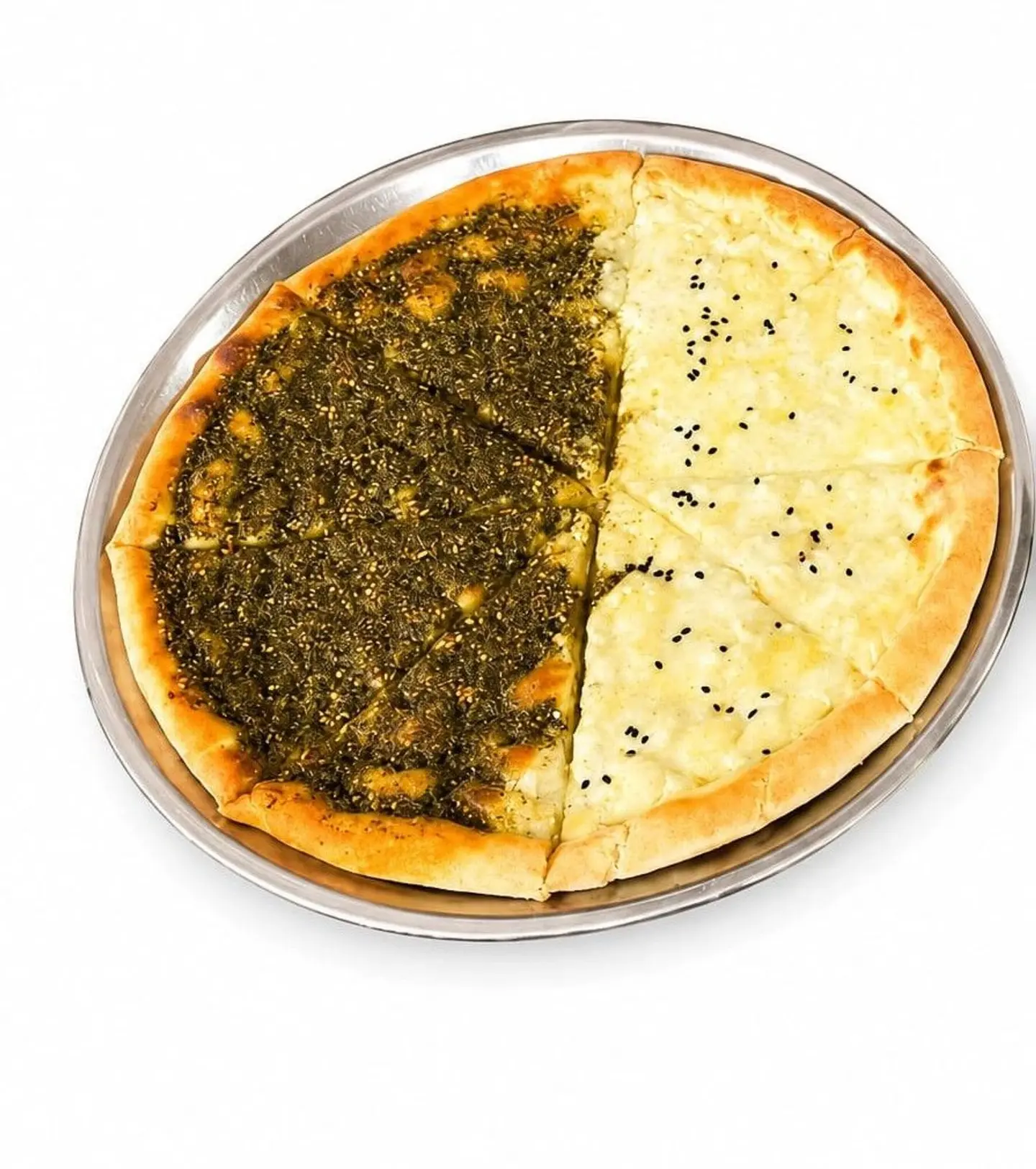 منقوشة جبنة وزعتر