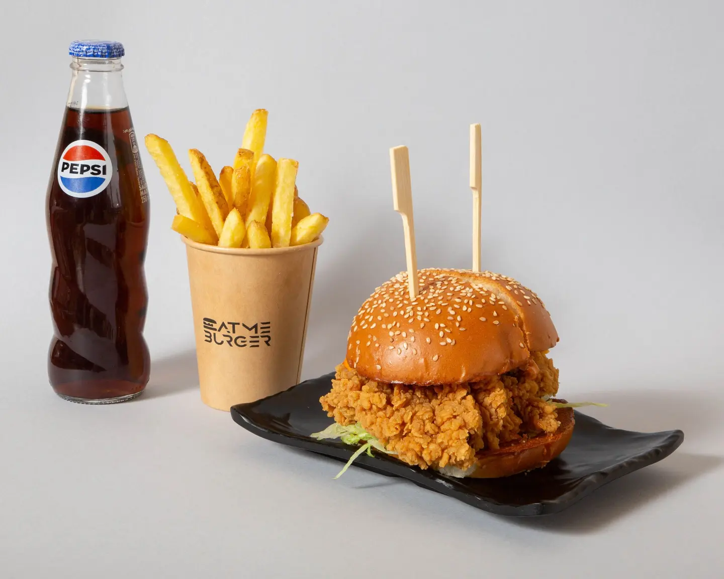 Burger Chicken   Spicy Combo