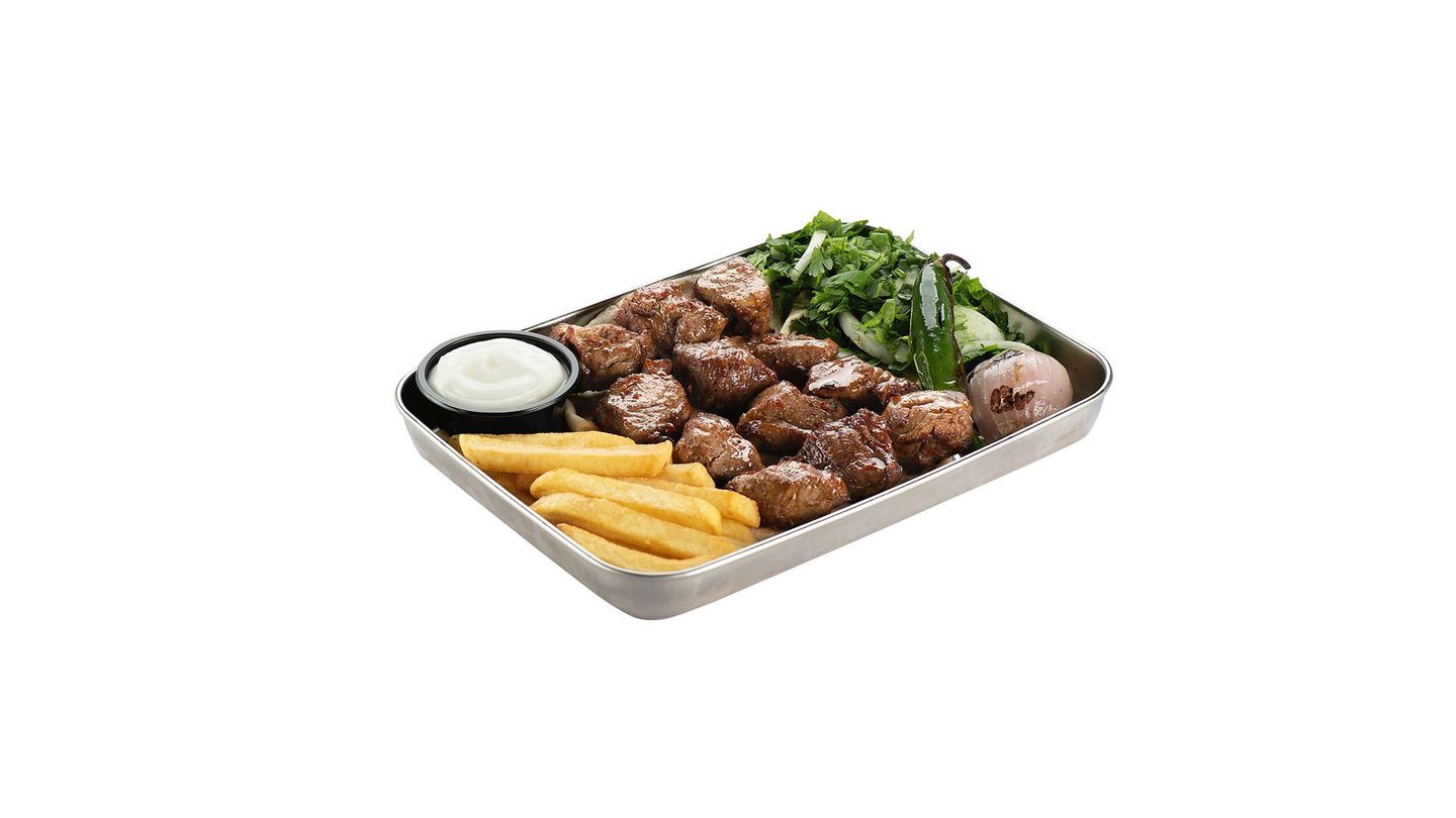 Meat Cubes Plate