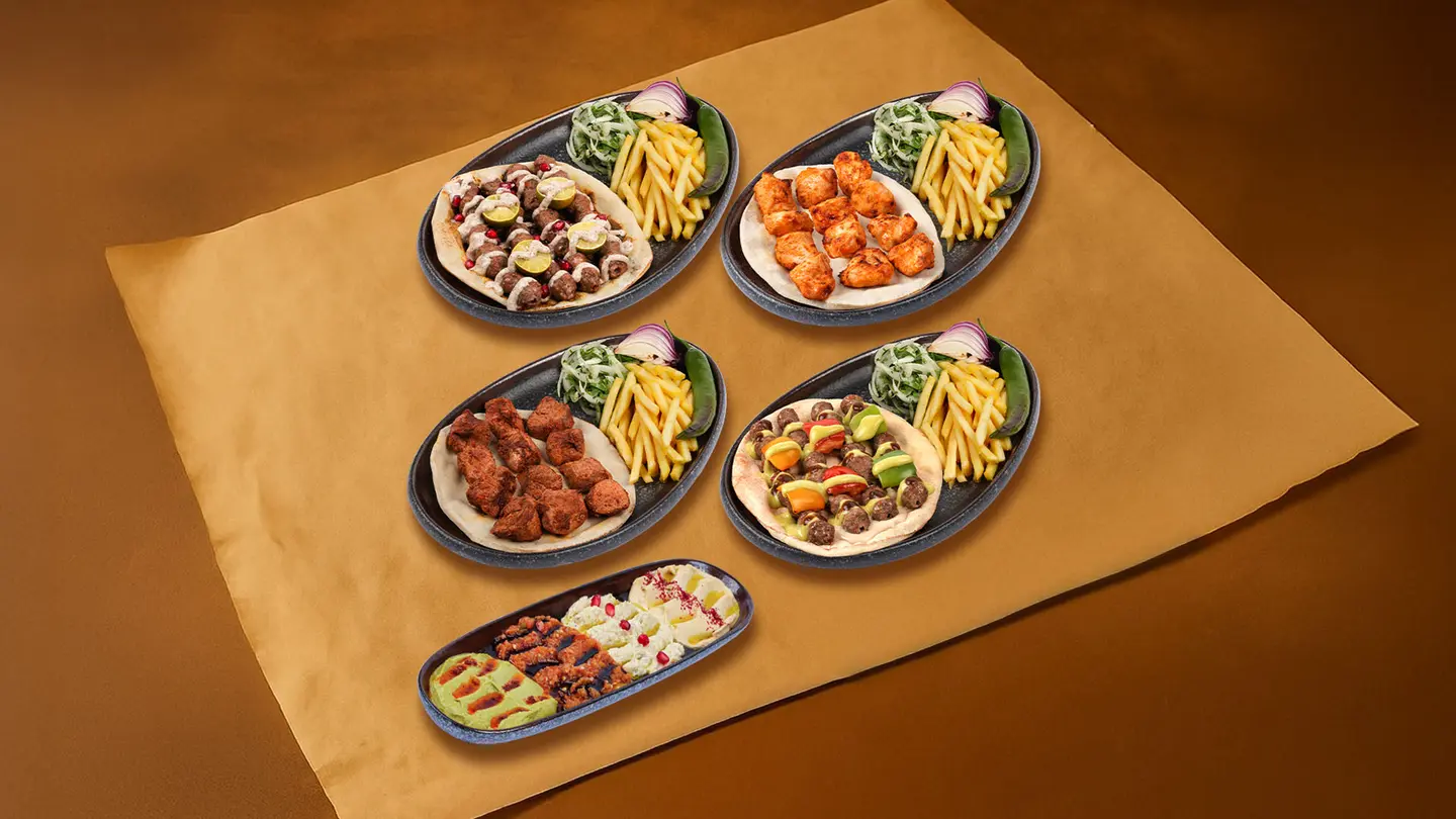 Choose And Mix 4 Plates