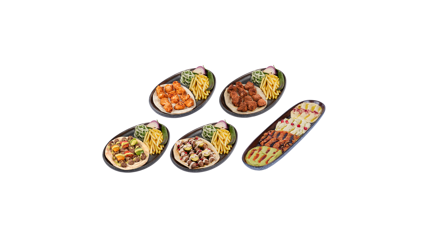 Choose And Mix 4 Plates