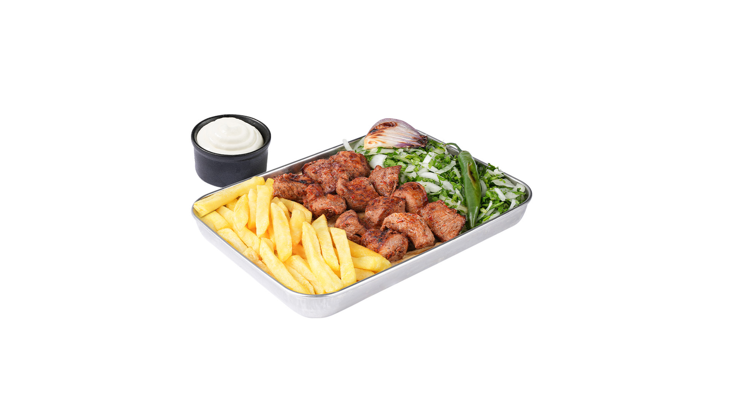 Meat Cubes Plate
