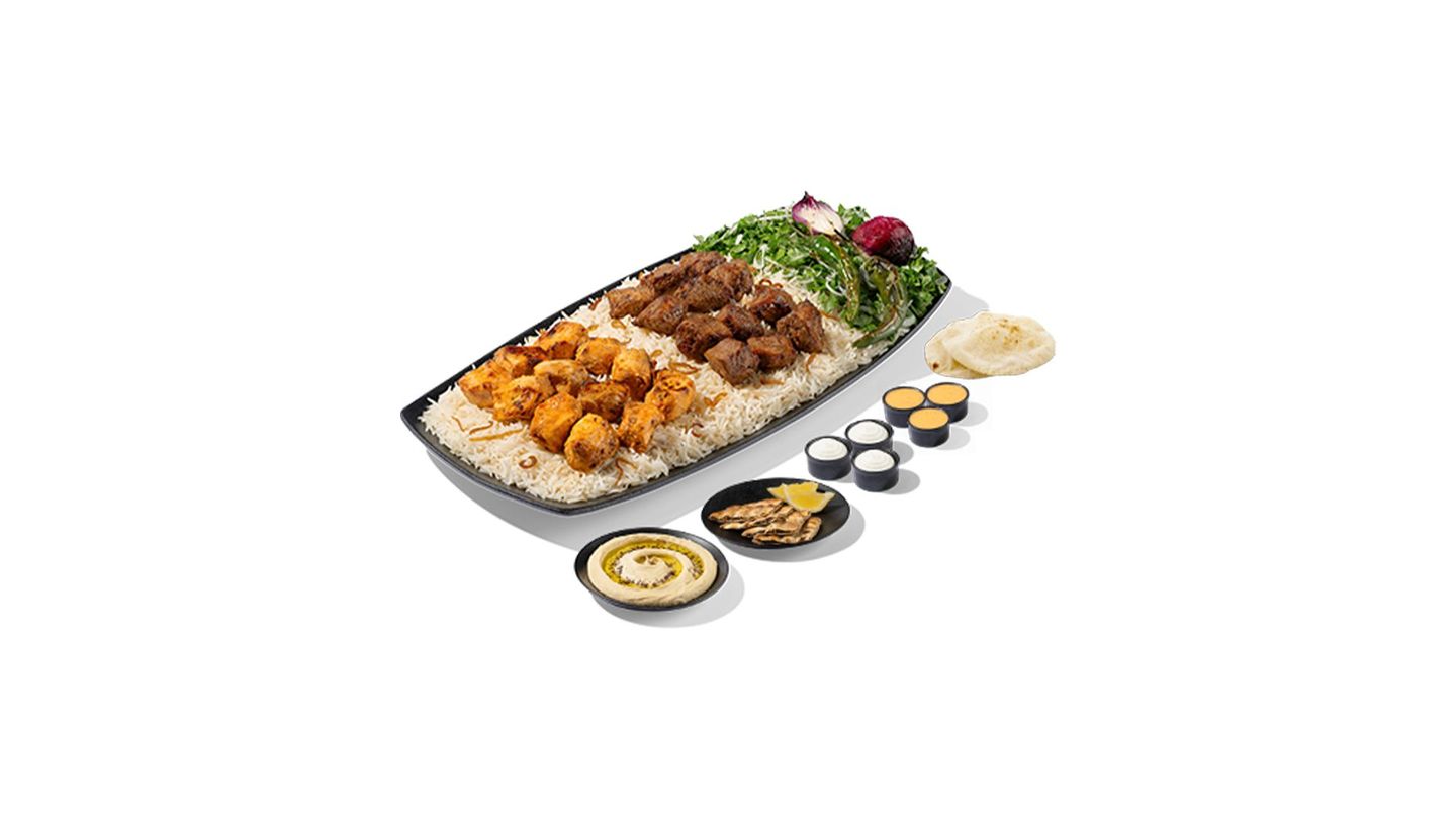 Trio Meal Mix Meat Cubes & Shish Tawook