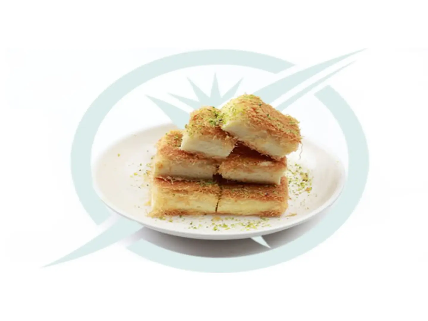 Coarse Kunafa With Cream
