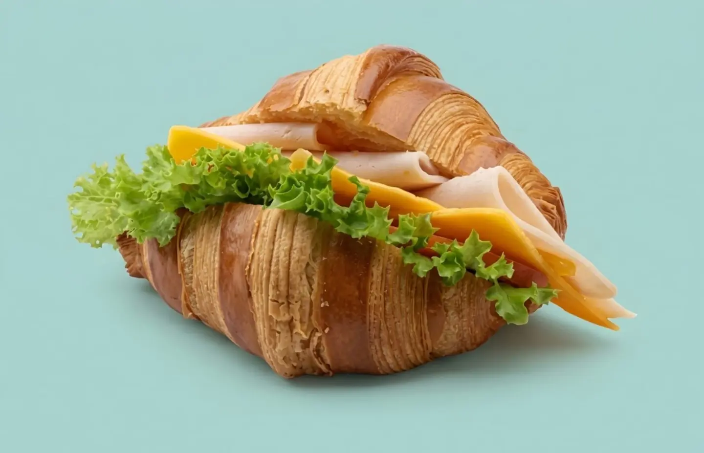 Turkey And Roast Beef Croissant