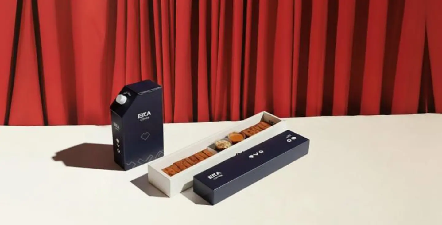 Brownies Box With Coffee Of The Day