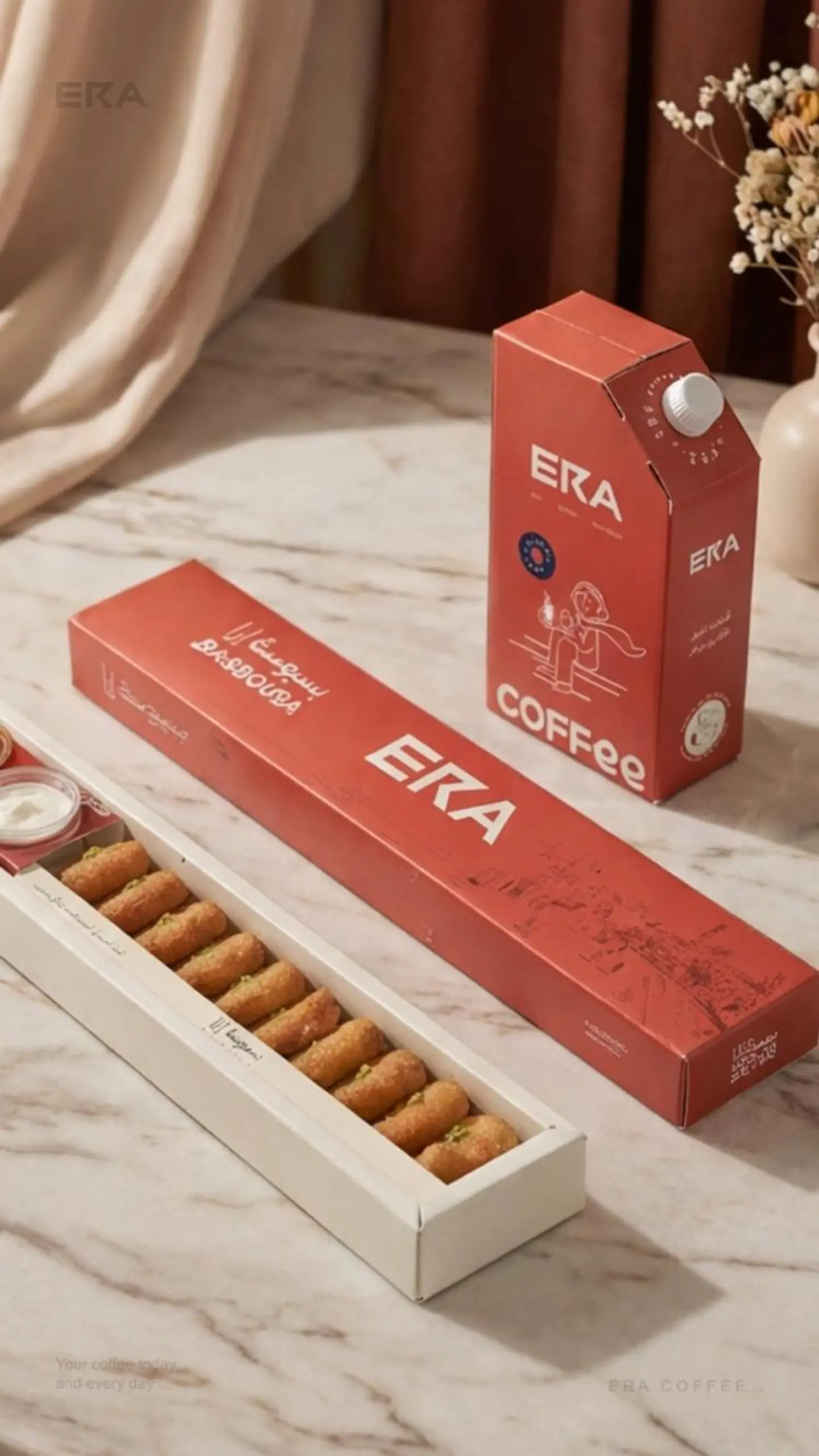 Basbous Box With Coffee Of The Day