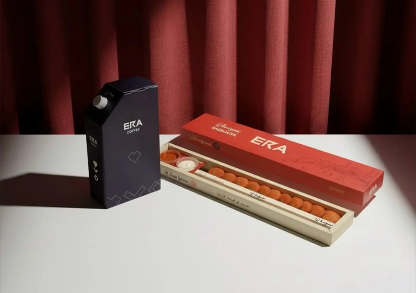 بوكس بسبوسة وصندوق قهوة اليوم