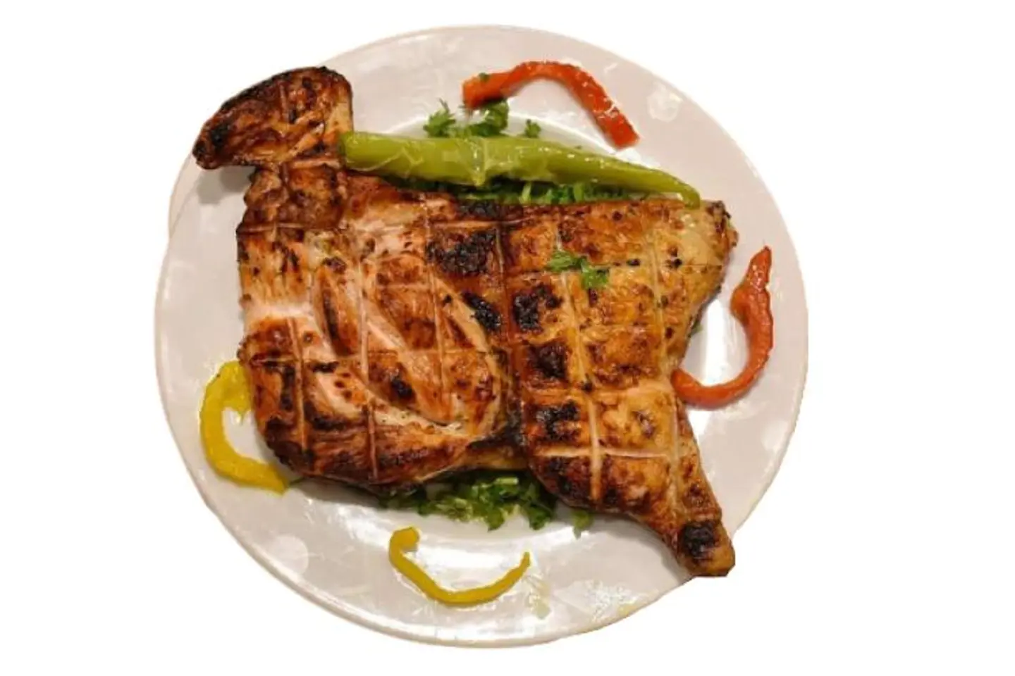 نصف على الفحم