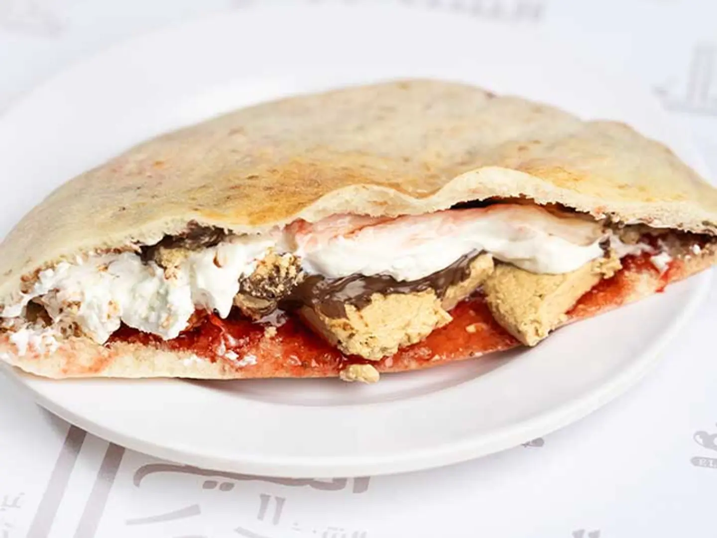 حلاوة قشطة شوكولاتة