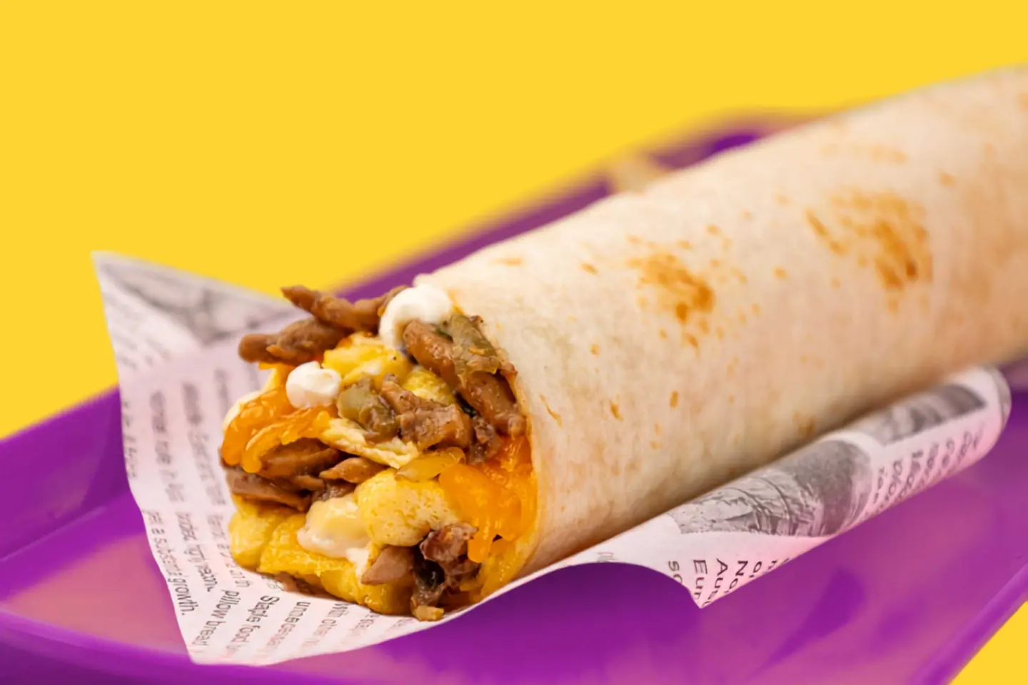 Philly Steak & Eggs Wrap