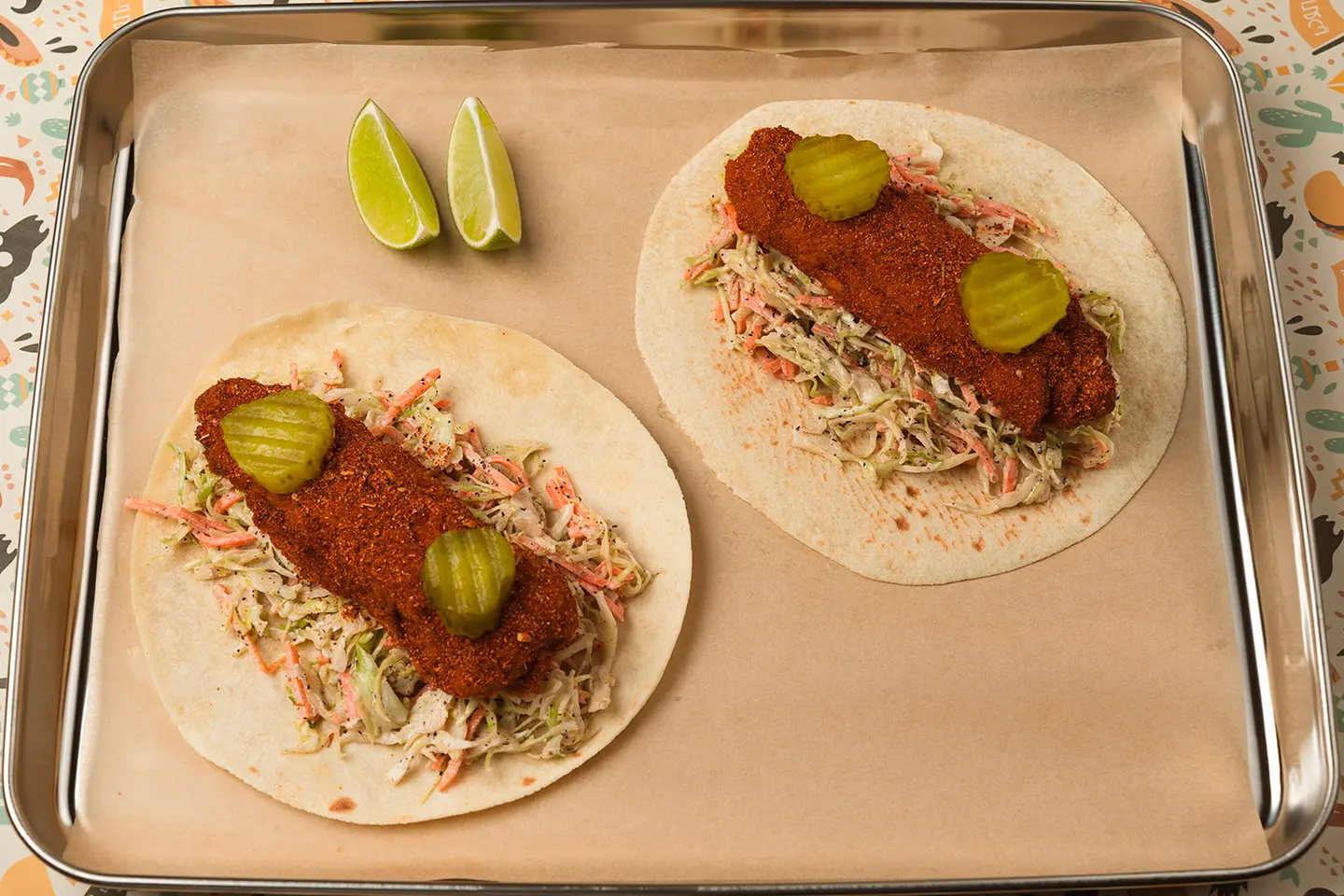 تاكو ناشفل الدجاج