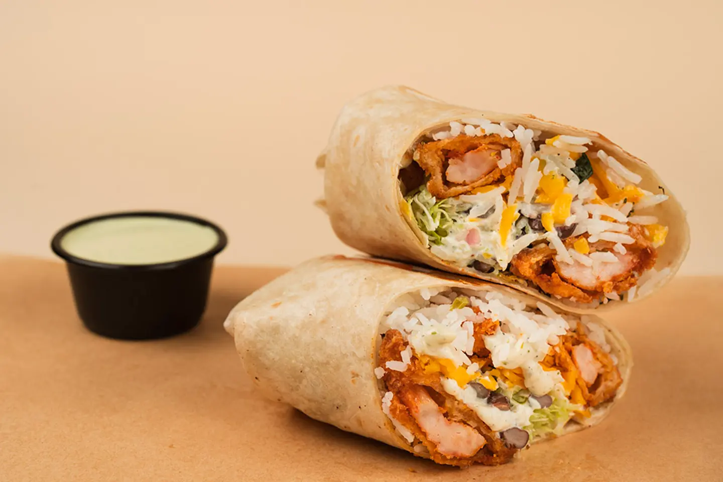 بوريتو الربيان المقلي