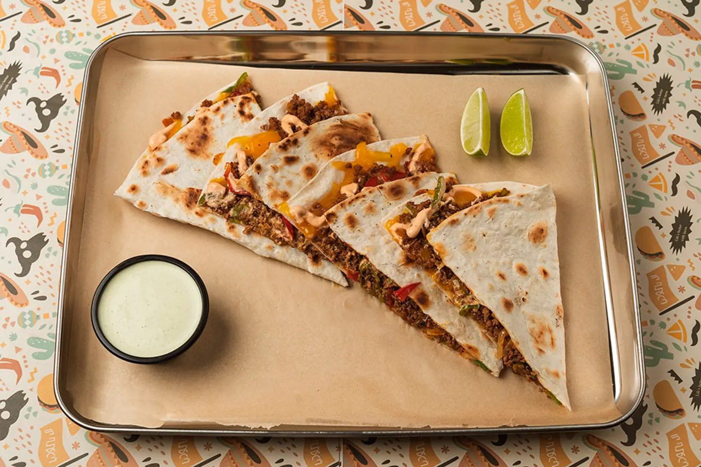 كساديا لحم مفروم