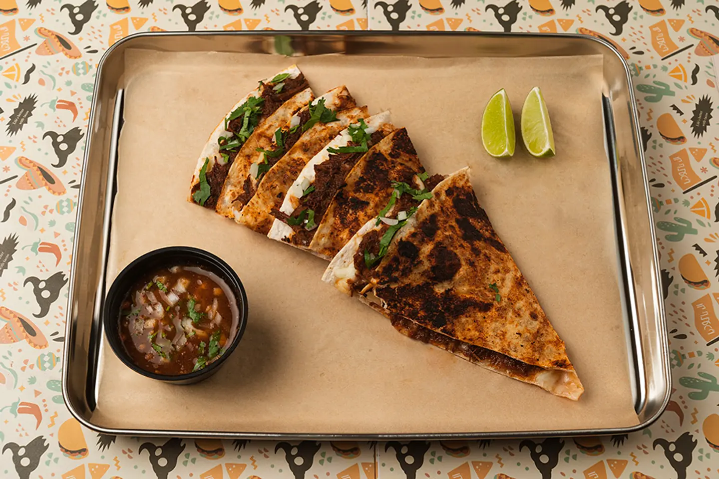 كساديا بيريا اللحم