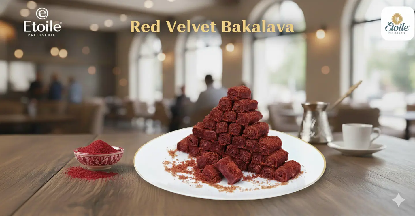 Red Velvet Baklava 1/4 K