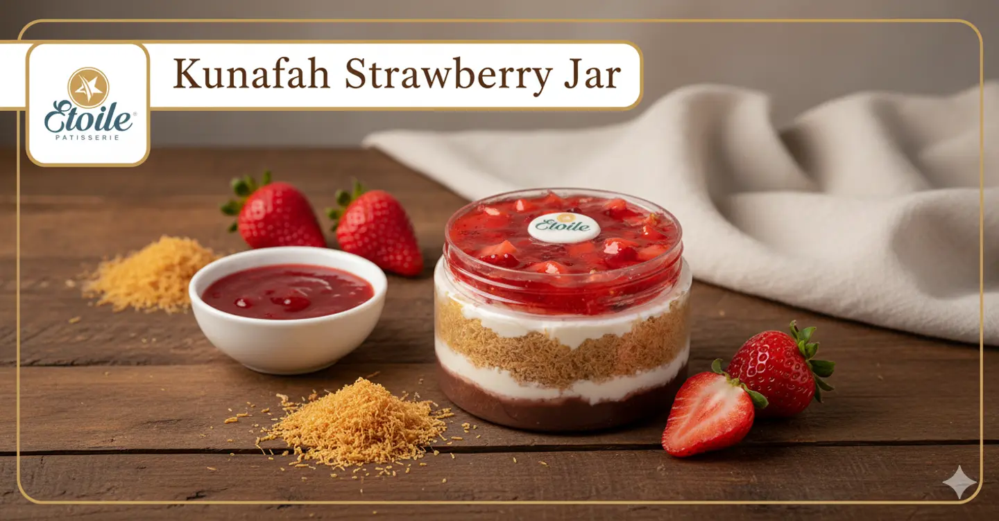 Kunafah Strawberry Jar