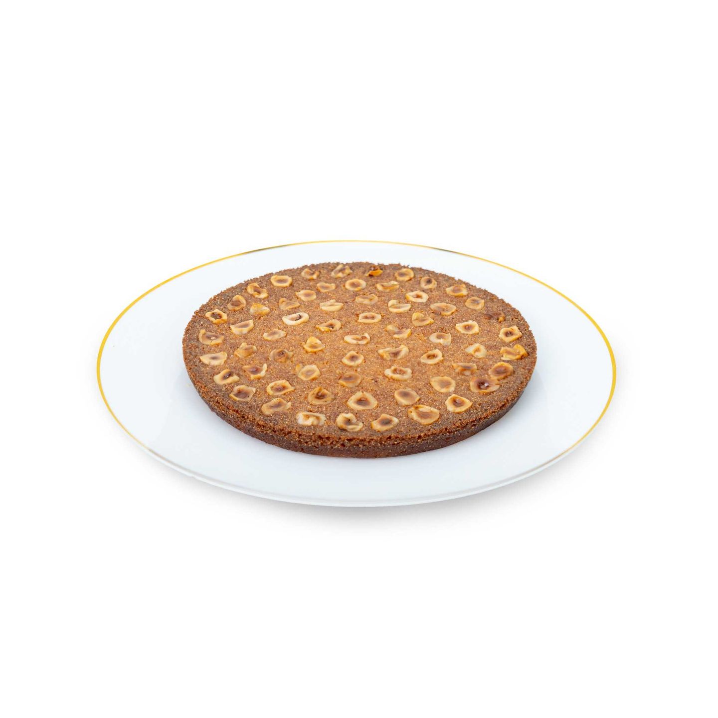 Hazelnut Basbousa Medium Plate