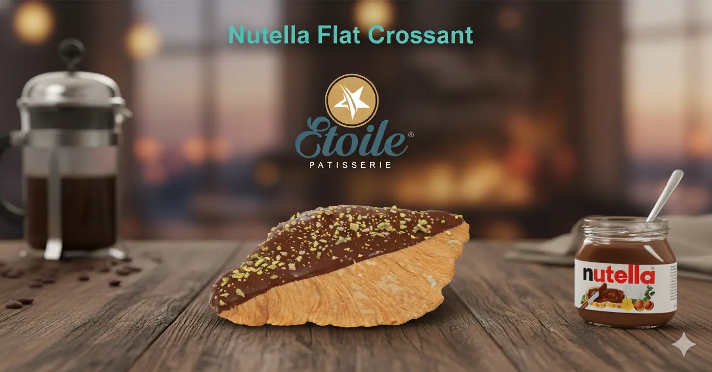 Nutella Flat Croissant