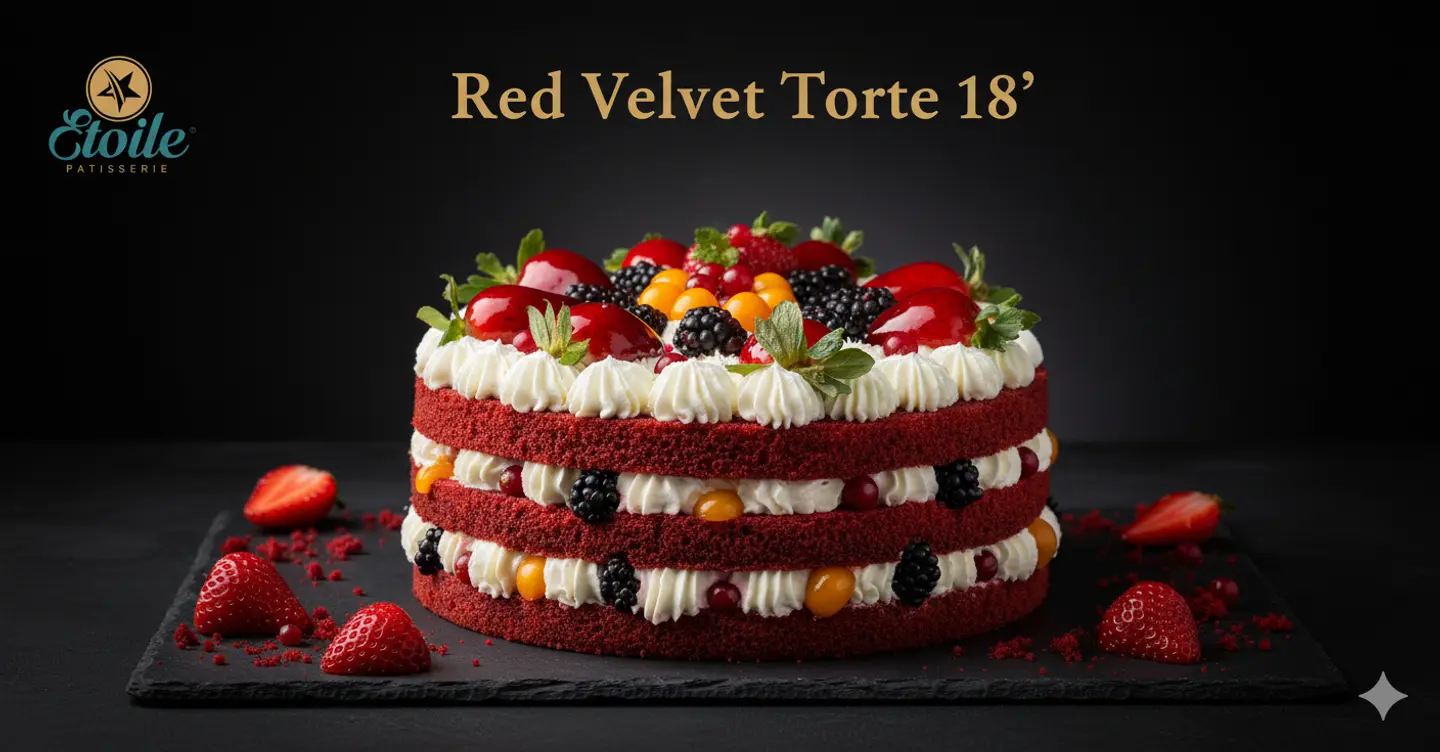 تورته 18 ريد فلفيت