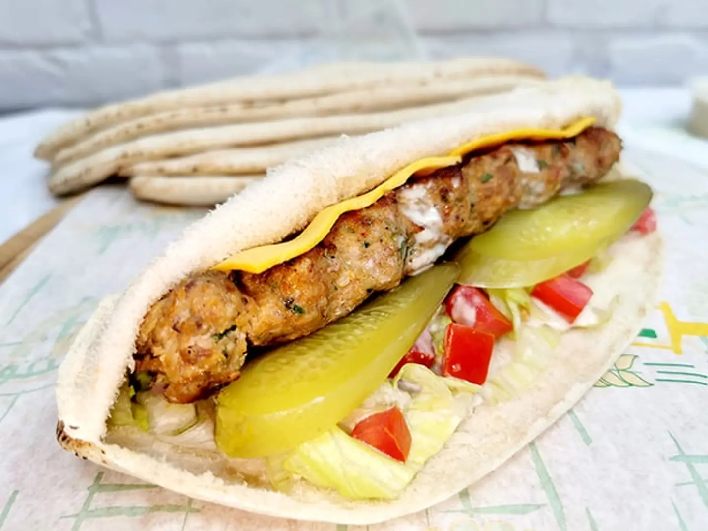 ساندوتش كباب دجاج