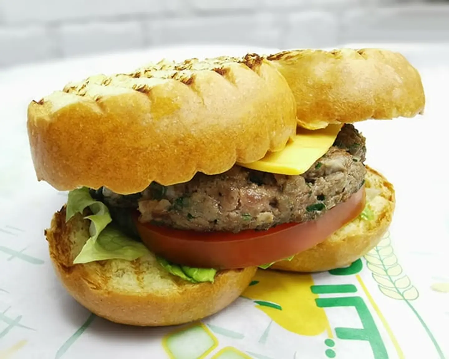 برجر لحم وجبة