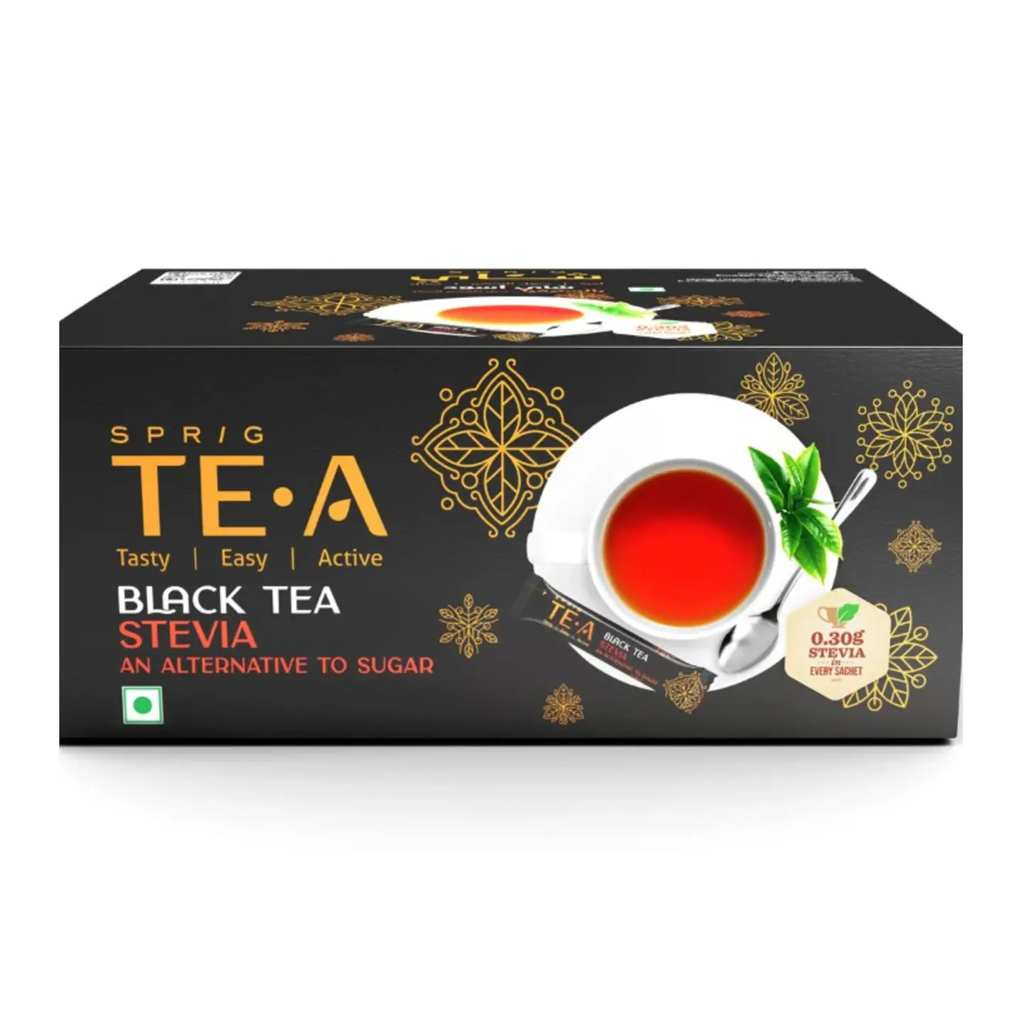 سبيرج شاى اسود بالاستيفيا 50كيس