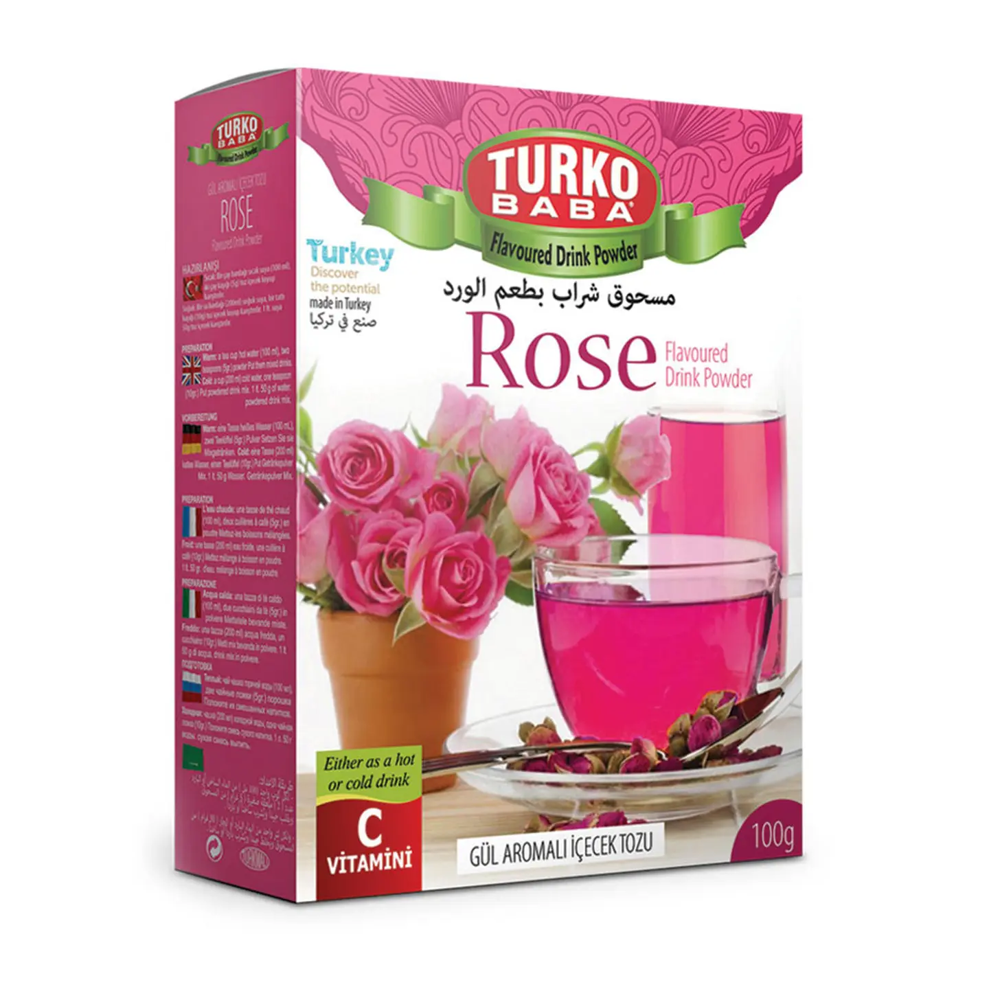 تروكوبابا مشروب الورد ناعم 300جم