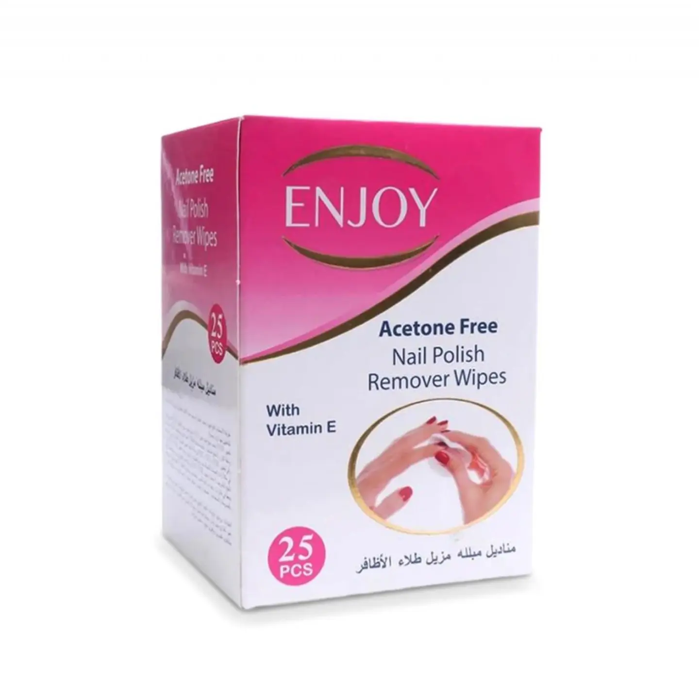 انجوى مناديل مبلله لازاله طلاء الاظافر25حبه