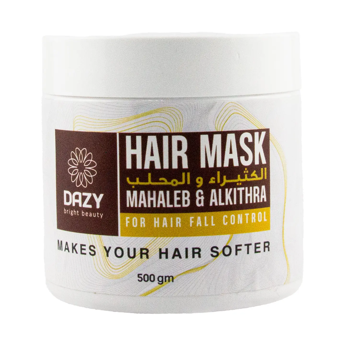 Dazzy Mahlab & Katira Hair Mask – 500 G