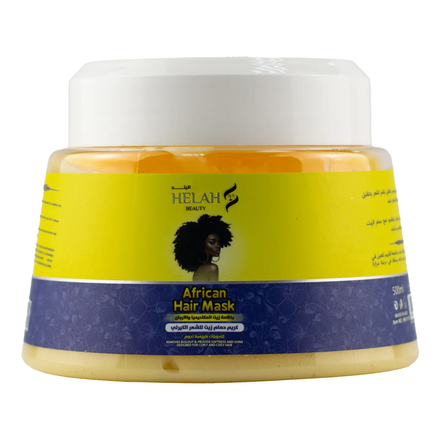 هيله حمام كريم الشعر كيرلى مكادىميا 500مل