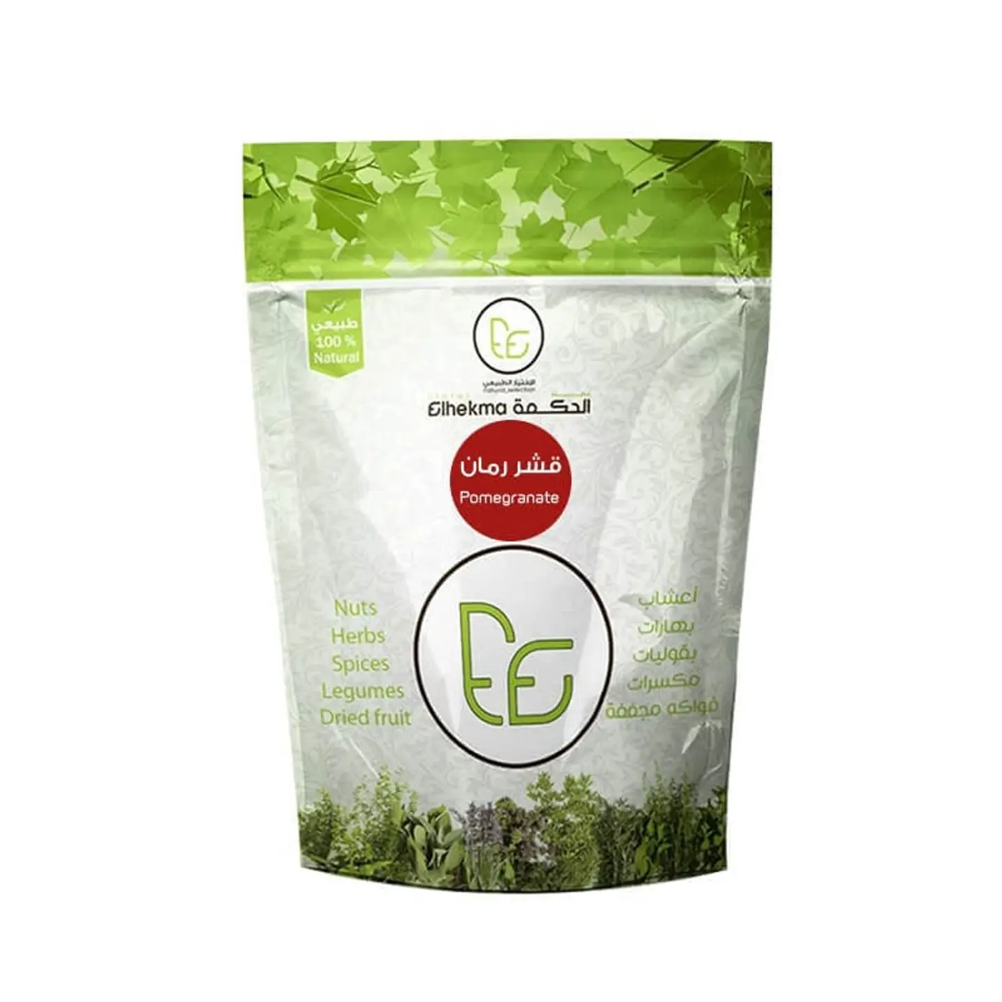 الحكمة قشر رمان ناعم 100جم