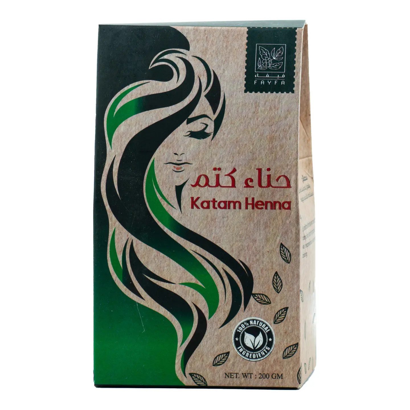 فيفاء حناء كتم سوداء 200جم