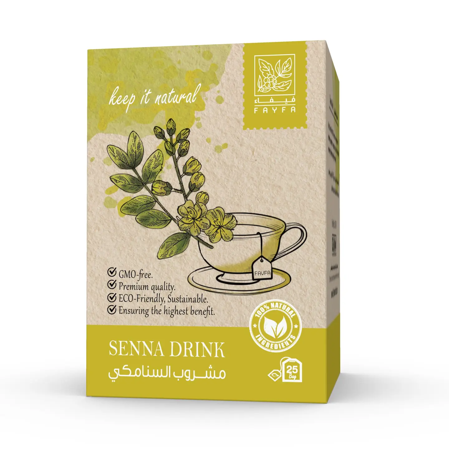 فيفاء مشروب السنامكي 25كيس