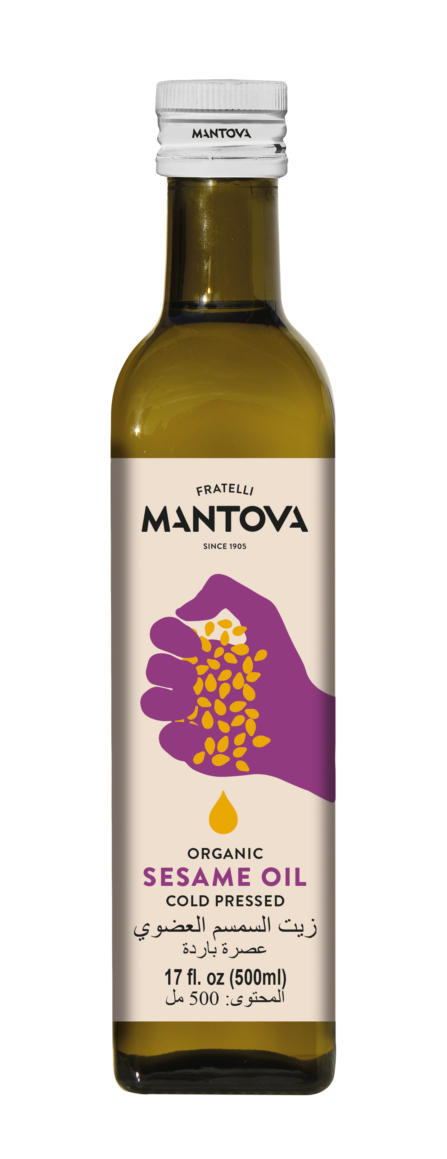 مانتوفا زيت السمسم العضوى 500مل