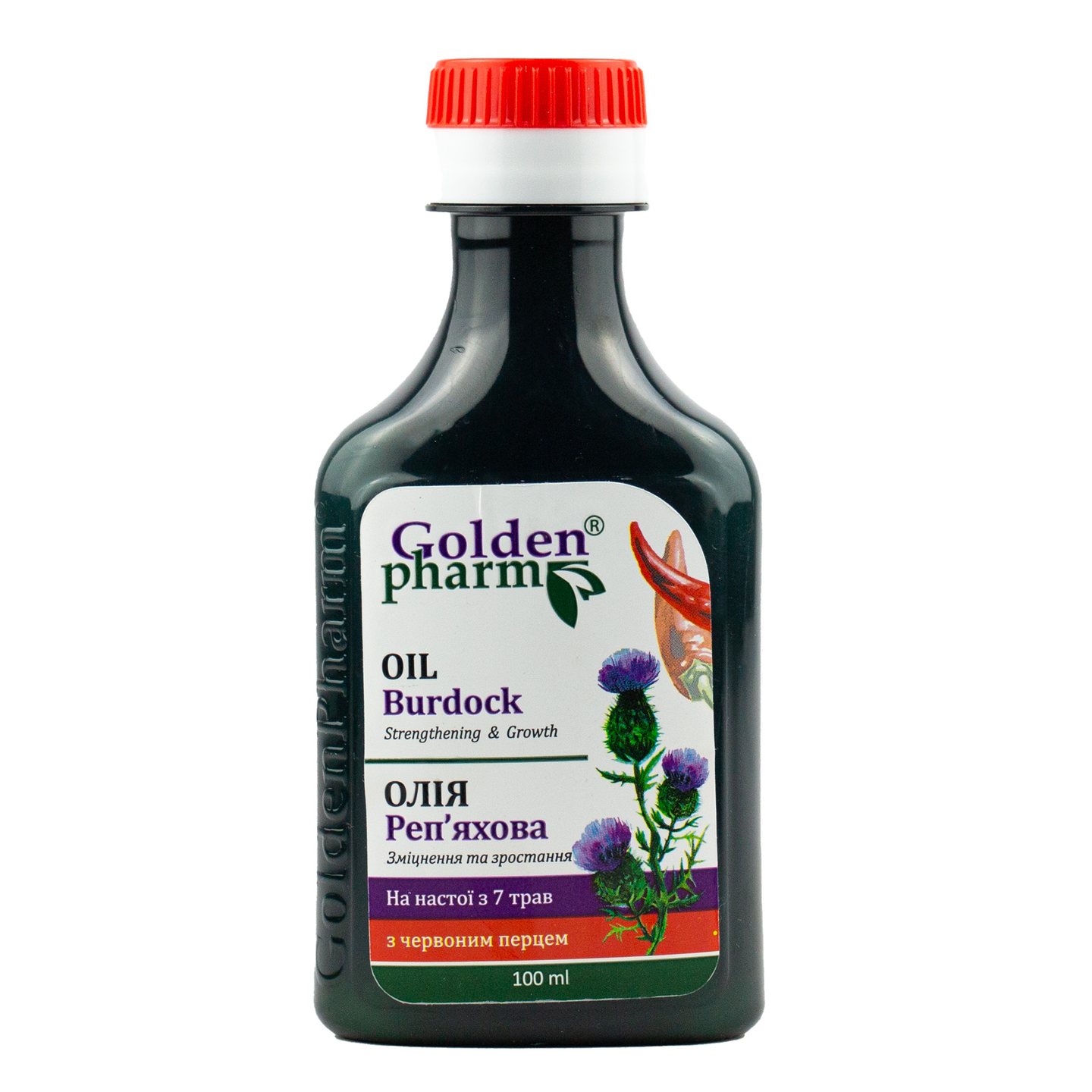 جولدن فارم زيت الارقطيون والفلفل الاحمر100مل